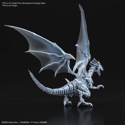 YU-GI-OH FIGURE RISE BLUE EYES WHITE DRAGON AMPLIFIED MODEL KIT ACTION FIGURE BANDAI