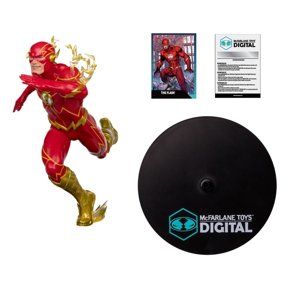 DC DIRECT THE FLASH BY JIM LEE STATUA 20CM FIGURE MC FARLANE