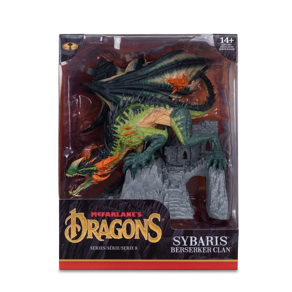 MCFARLANE'S DRAGONS SERIES 8 SYBARIS BERSERKER CLAN STATUA FIGURE MC FARLANE
