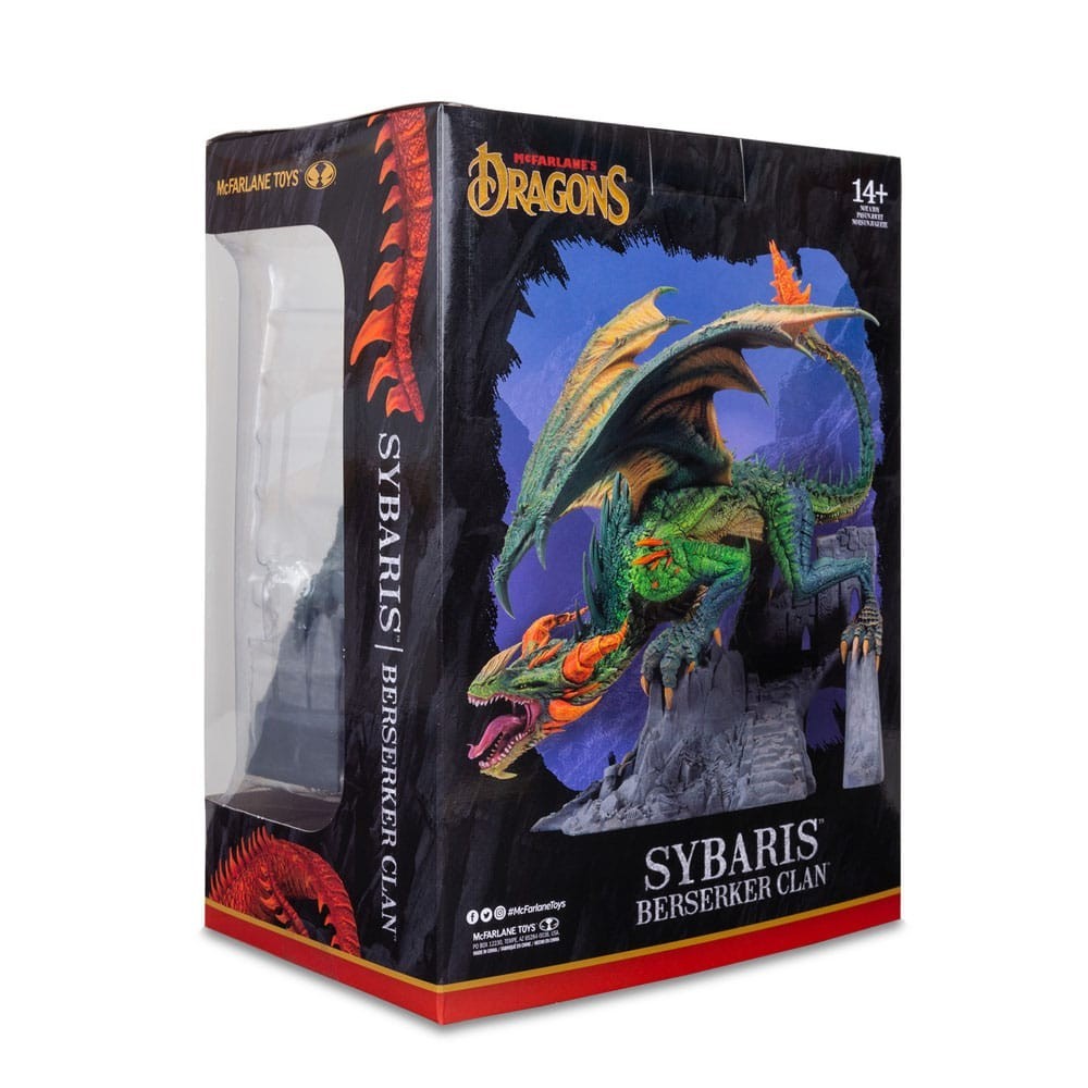 MC FARLANE MCFARLANE'S DRAGONS SERIES 8 SYBARIS BERSERKER CLAN STATUE FIGURE