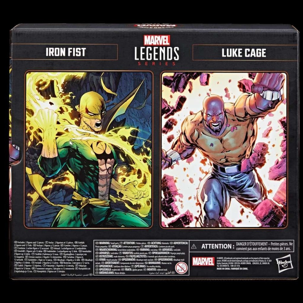 HASBRO MARVEL LEGENDS IRON FIST AND LUKE CAGE ACTION FIGURE