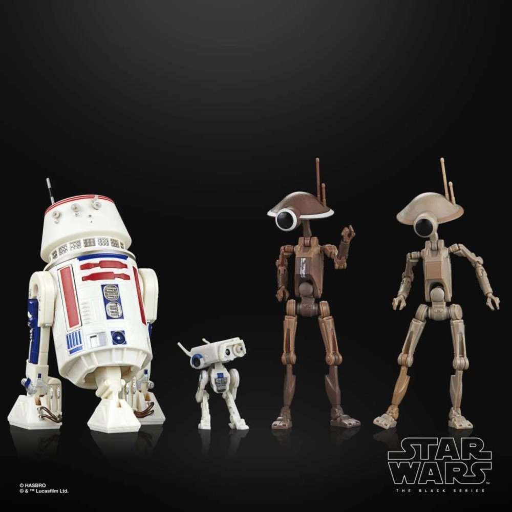 HASBRO STAR WARS THE BLACK SERIES R5-D4 BD-72 AND PIT DROIDS ACTION FIGURES