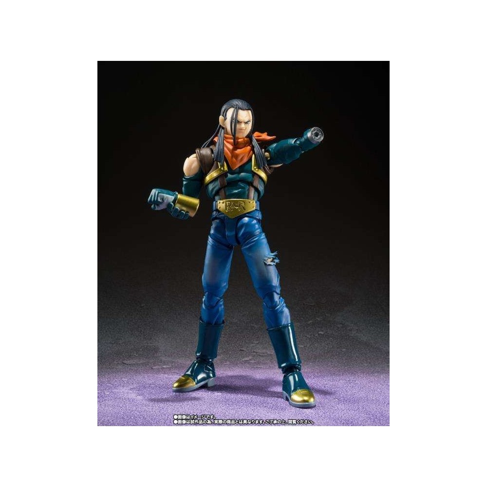 BANDAI DRAGON BALL GT S.H. FIGUARTS SUPER ANDROID 17 ACTION FIGURE