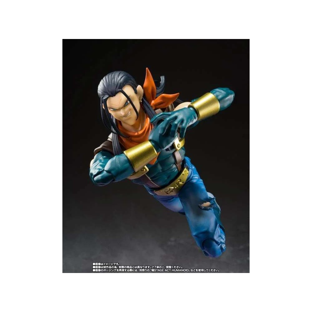 BANDAI DRAGON BALL GT S.H. FIGUARTS SUPER ANDROID 17 ACTION FIGURE