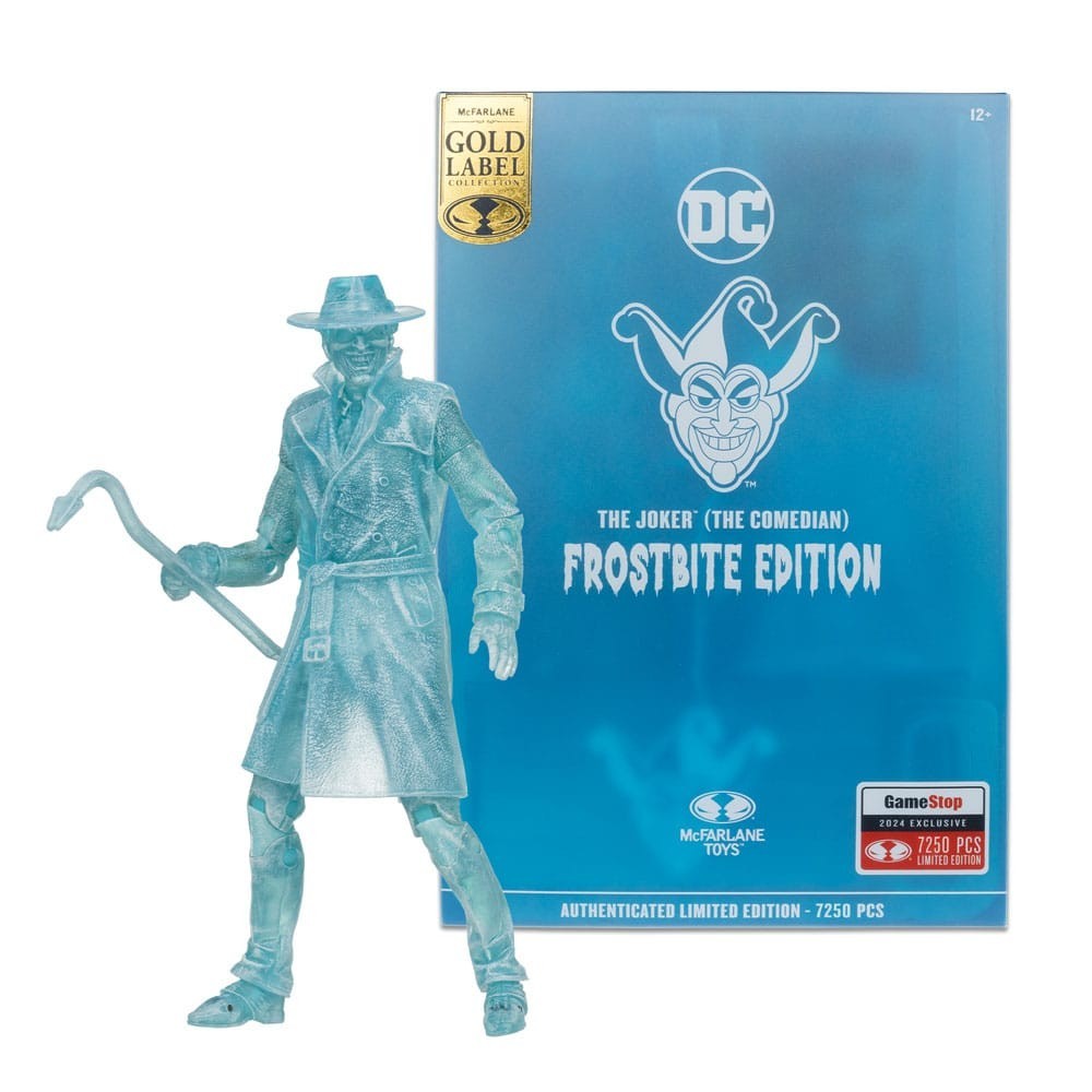MC FARLANE DC MULTIVERSE BATMAN THREE JOKERS THE JOKER FROSTBITE EDITION ACTION FIGURE