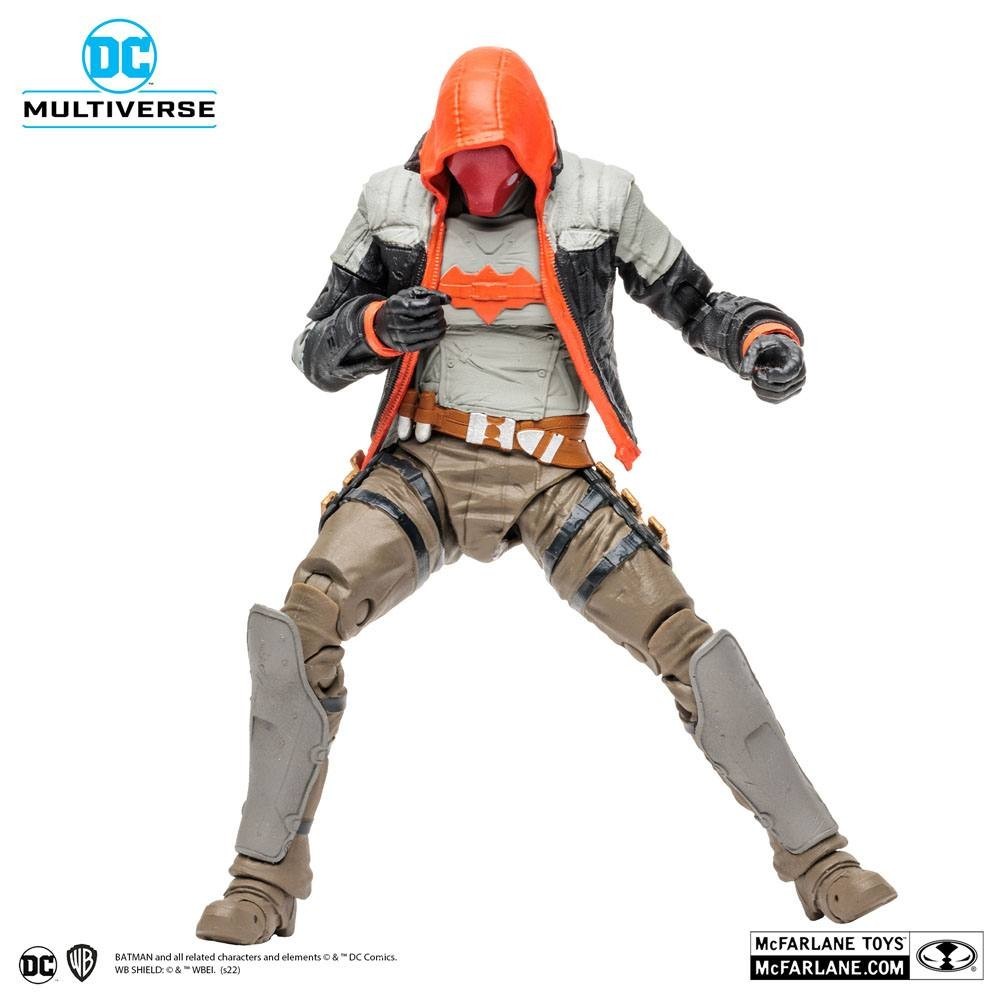 MC FARLANE DC MULTIVERSE BATMAN ARKHAM KNIGHT RED HOOD ACTION FIGURE