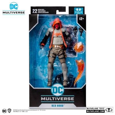 MC FARLANE DC MULTIVERSE BATMAN ARKHAM KNIGHT RED HOOD ACTION FIGURE