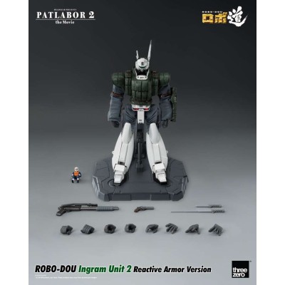 THREEZERO PATLABOR 2 THE MOVIE INGRAM UNIT 2 REACTIVE ARMOR VER. ROBO-DOU ACTION FIGURE