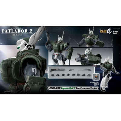 PATLABOR 2 THE MOVIE INGRAM UNIT 2 ROBO-DOU REACTIVE ARMOR VERSION ACTION FIGURE THREEZERO