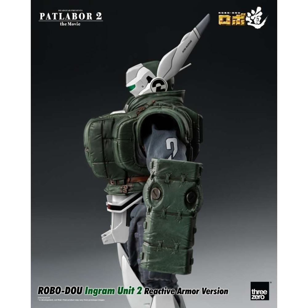 PATLABOR 2 THE MOVIE INGRAM UNIT 2 ROBO-DOU REACTIVE ARMOR VERSION ACTION FIGURE THREEZERO