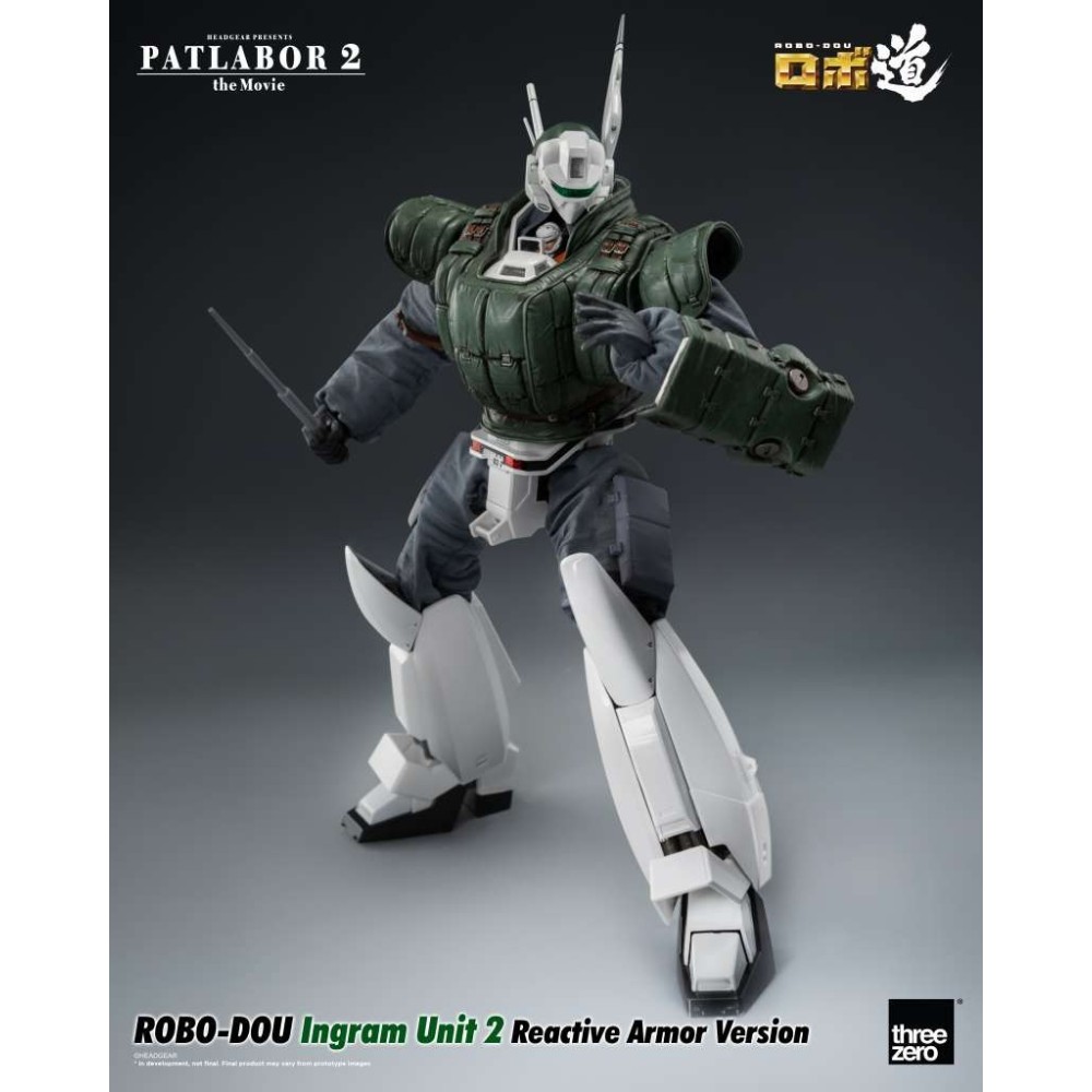 PATLABOR 2 THE MOVIE INGRAM UNIT 2 ROBO-DOU REACTIVE ARMOR VERSION ACTION FIGURE THREEZERO