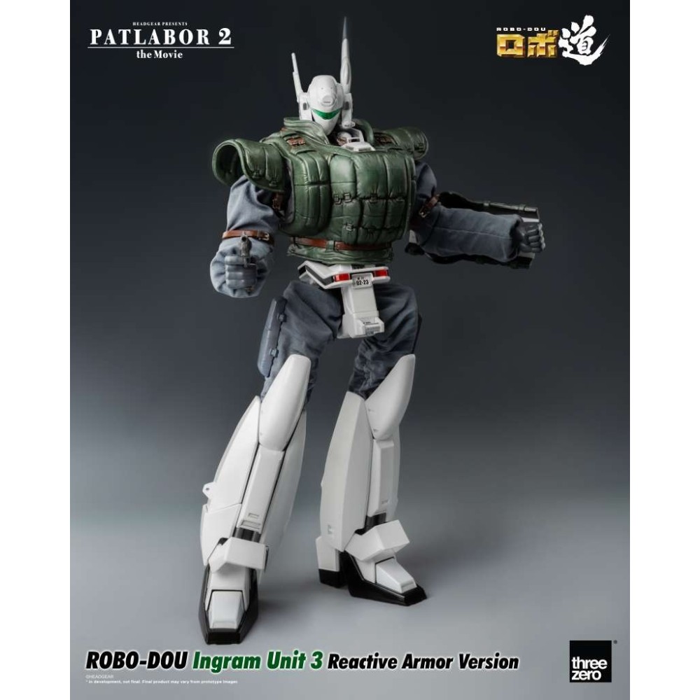 PATLABOR 2 THE MOVIE INGRAM UNIT 3 ROBO-DOU REACTIVE ARMOR VERSION ACTION FIGURE THREEZERO