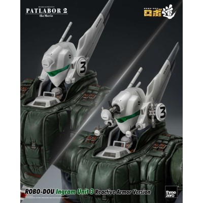 THREEZERO PATLABOR 2 THE MOVIE INGRAM UNIT 3 REACTIVE ARMOR VER. ROBO-DOU ACTION FIGURE