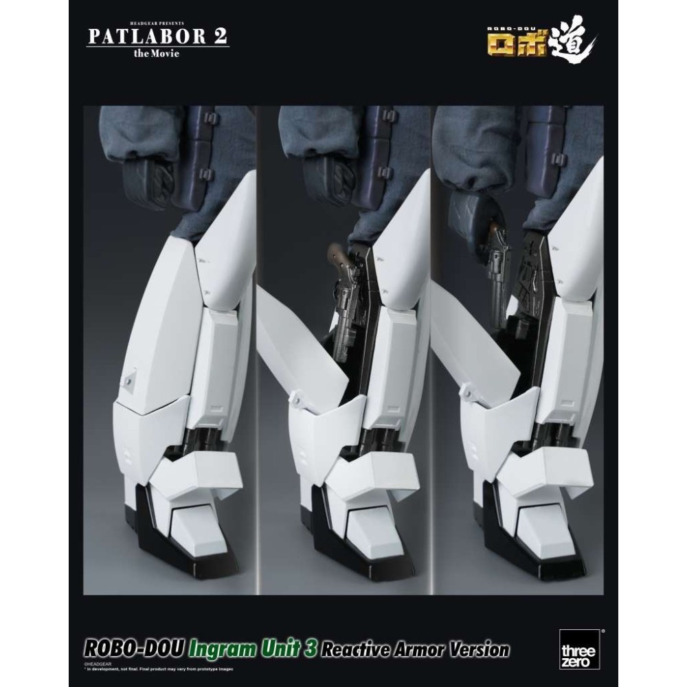 PATLABOR 2 THE MOVIE INGRAM UNIT 3 ROBO-DOU REACTIVE ARMOR VERSION ACTION FIGURE THREEZERO