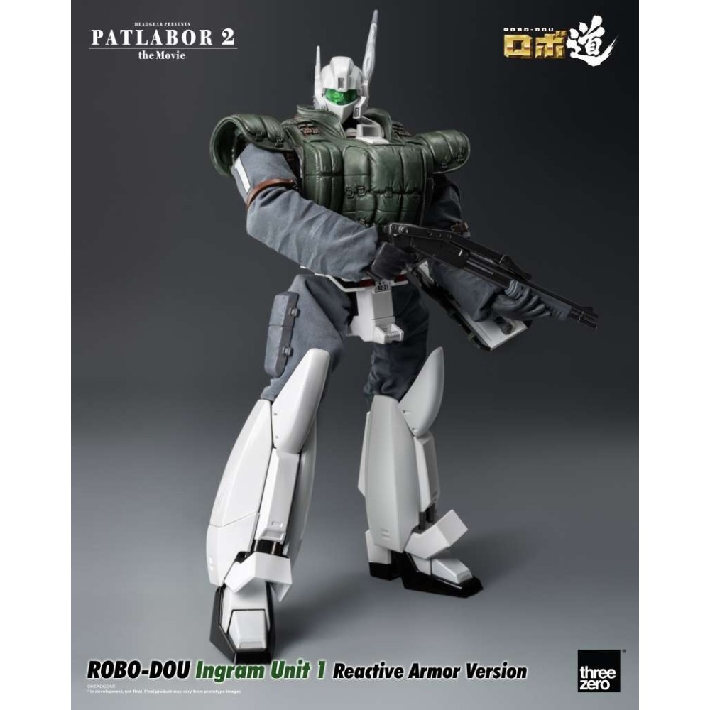 THREEZERO PATLABOR 2 THE MOVIE INGRAM UNIT 1 REACTIVE ARMOR VER. ROBO-DOU ACTION FIGURE