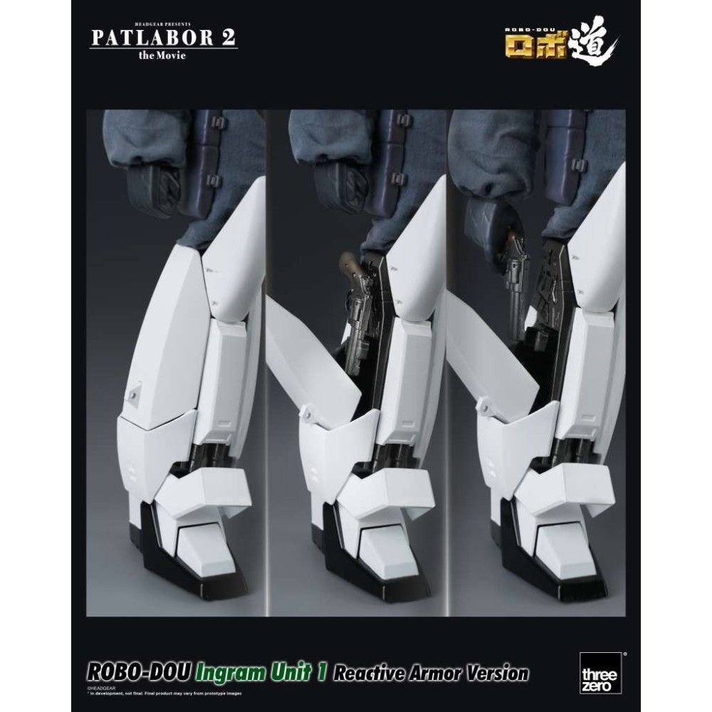 THREEZERO PATLABOR 2 THE MOVIE INGRAM UNIT 1 REACTIVE ARMOR VER. ROBO-DOU ACTION FIGURE