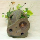LAPUTA IL CASTELLO NEL CIELO ROBOT HELMET PLANT POT RESIN FIGURE BENELIC