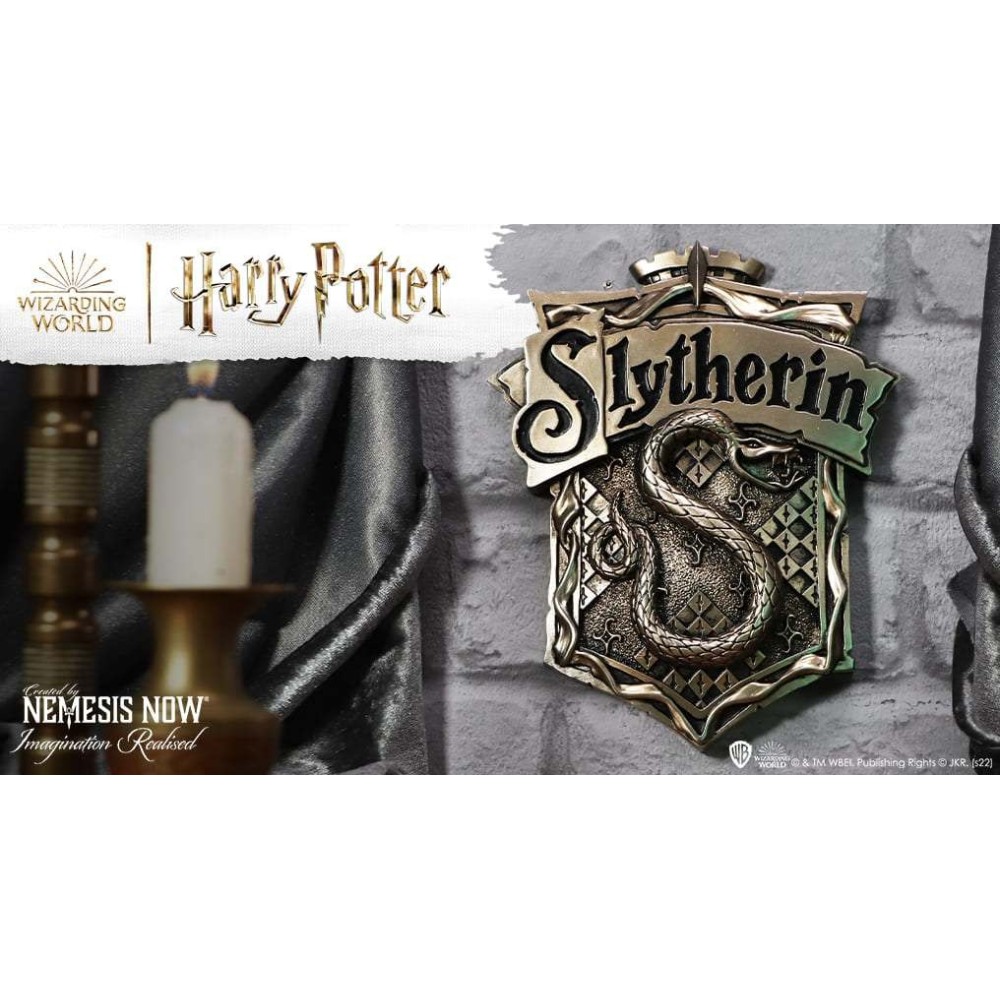 NEMESIS NOW HARRY POTTER SLYTHERIN WALL PLAQUE