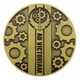 FALLOUT BROTHERHOOD OF STEEL METAL MEDALLION FANATTIK