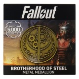 FALLOUT BROTHERHOOD OF STEEL METAL MEDALLION FANATTIK