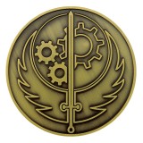 FALLOUT BROTHERHOOD OF STEEL METAL MEDALLION FANATTIK