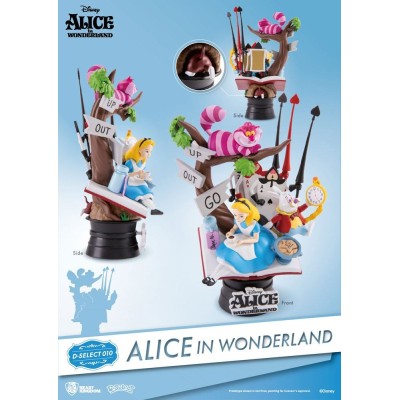 D-SELECT 010 ALICE NEL PAESE DELLE MERAVIGLIE STATUA FIGURE DIORAMA BEAST KINGDOM
