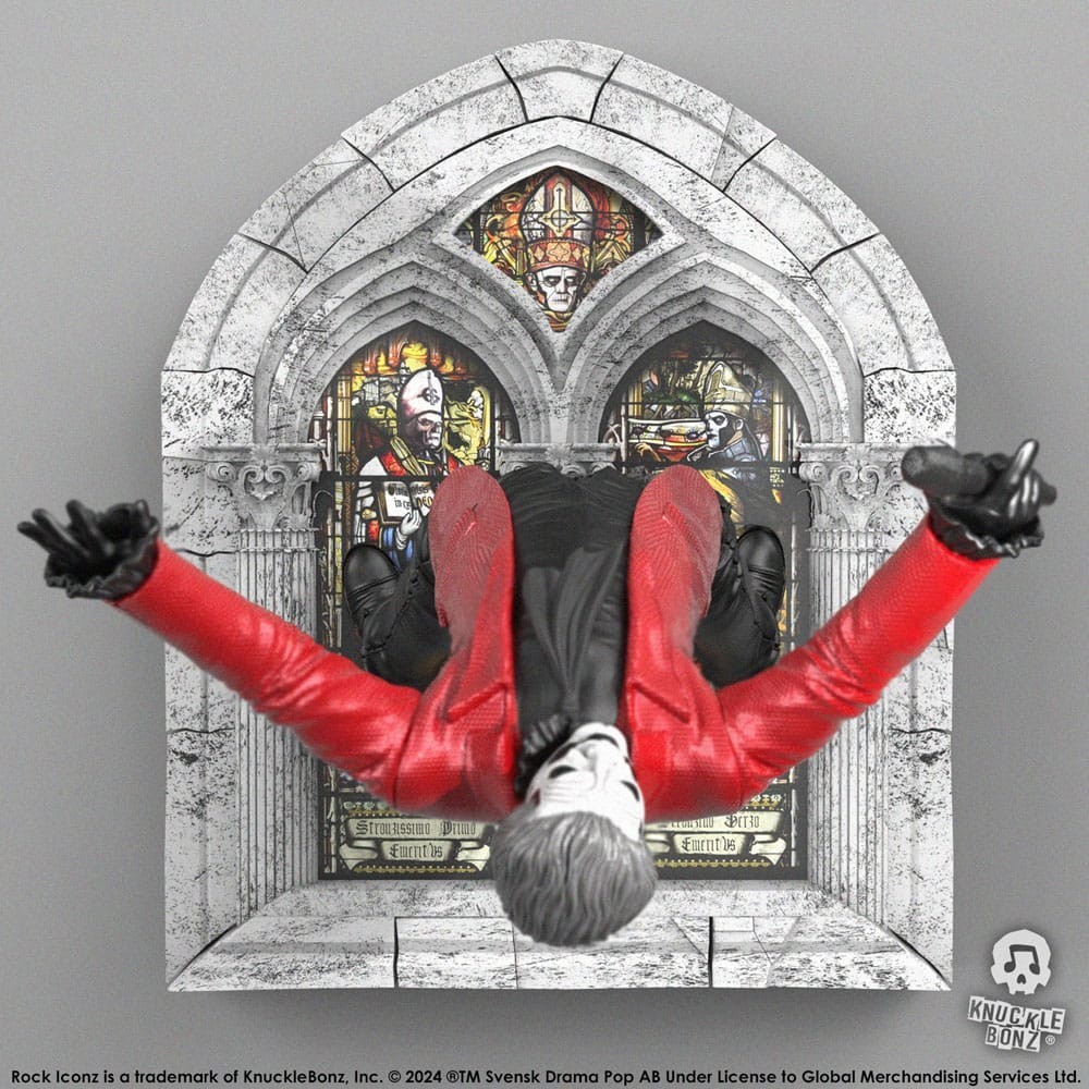 KNUCKLEBONZ GHOST ROCK ICONZ PAPA EMERITUS IV STATUE FIGURE