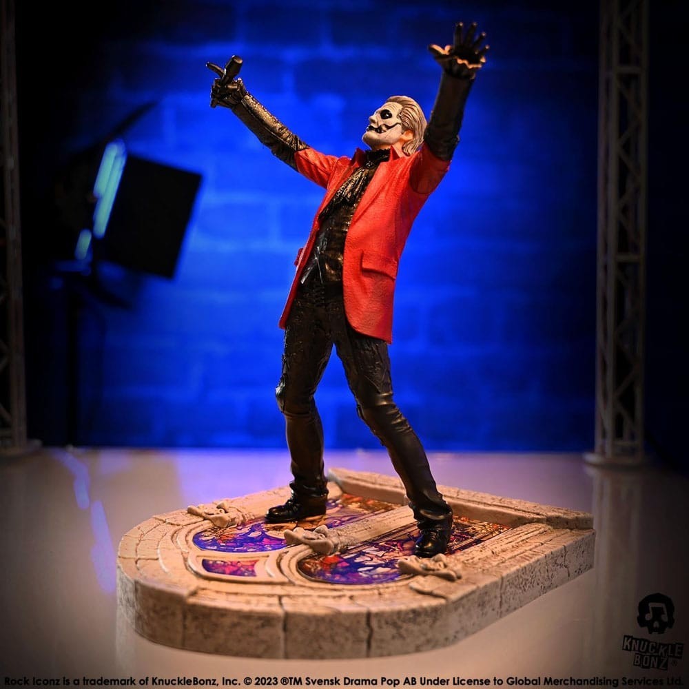 KNUCKLEBONZ GHOST ROCK ICONZ PAPA EMERITUS IV STATUE FIGURE