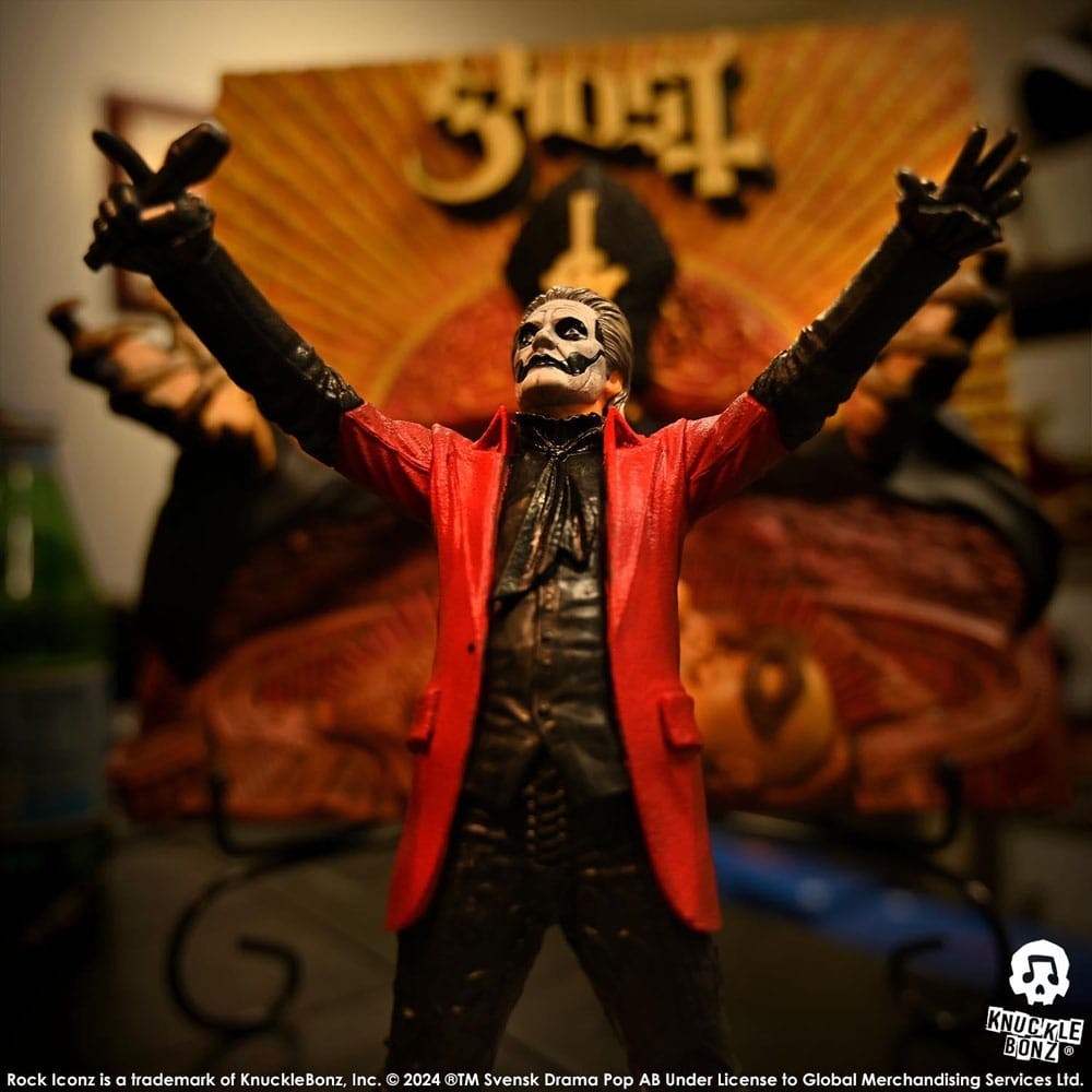 ROCK ICONZ GHOST PAPA EMERITUS IV STATUA FIGURE KNUCKLEBONZ