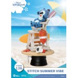 D-STAGE LILO AND STITCH DS-126 STITCH SUMMER VIBE STATUA FIGURE DIORAMA BEAST KINGDOM