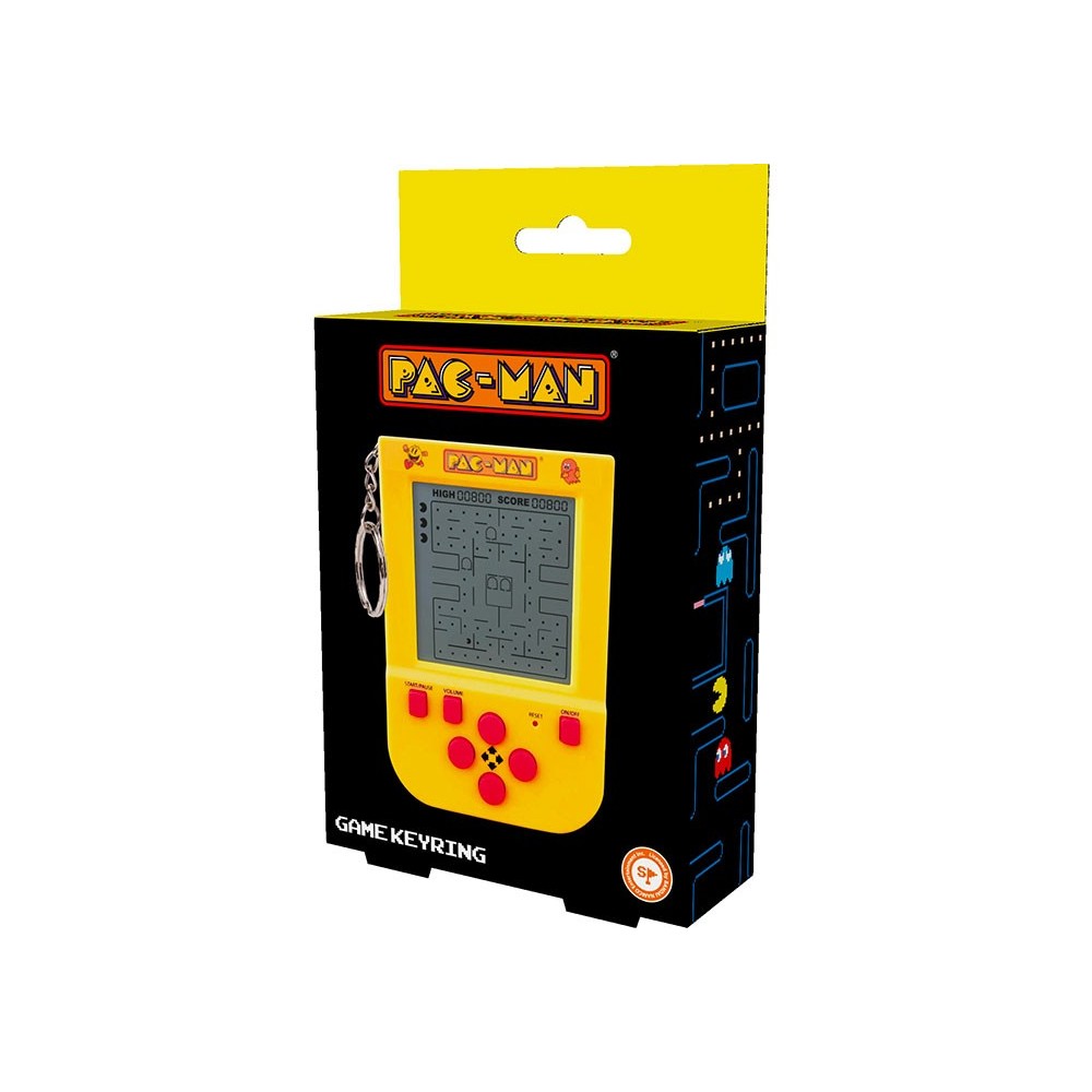 PAC-MAN GAME KEYRING GIOCO ARCADE PORTACHIAVI FIZZ CREATIONS
