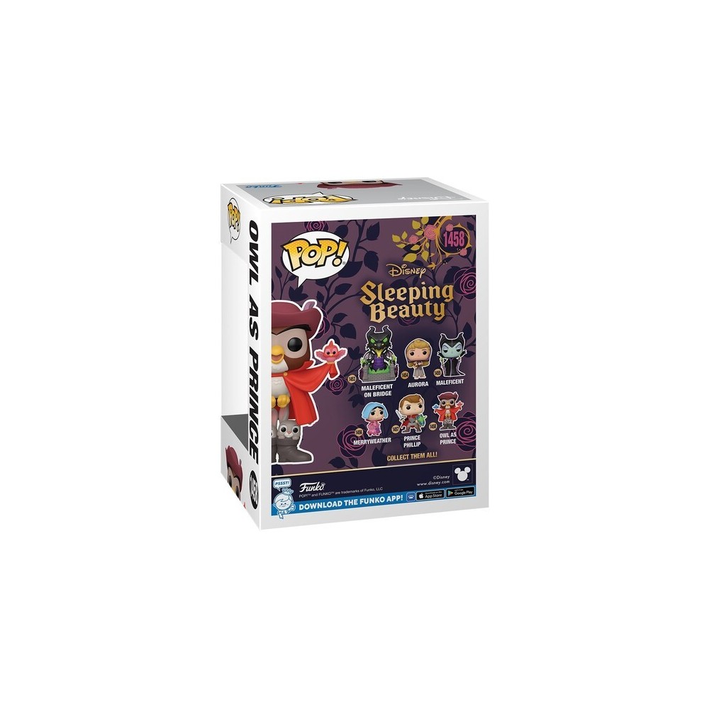 FUNKO POP! LA BELLA ADDORMENTATA NEL BOSCO 65th OWL AS PRINCE BOBBLE HEAD KNOCKER FIGURE FUNKO