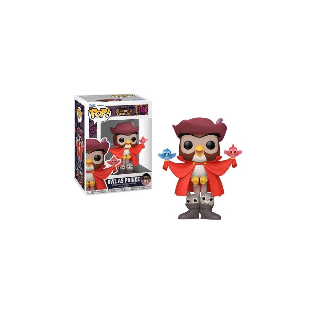 FUNKO POP! LA BELLA ADDORMENTATA NEL BOSCO 65th OWL AS PRINCE BOBBLE HEAD KNOCKER FIGURE FUNKO