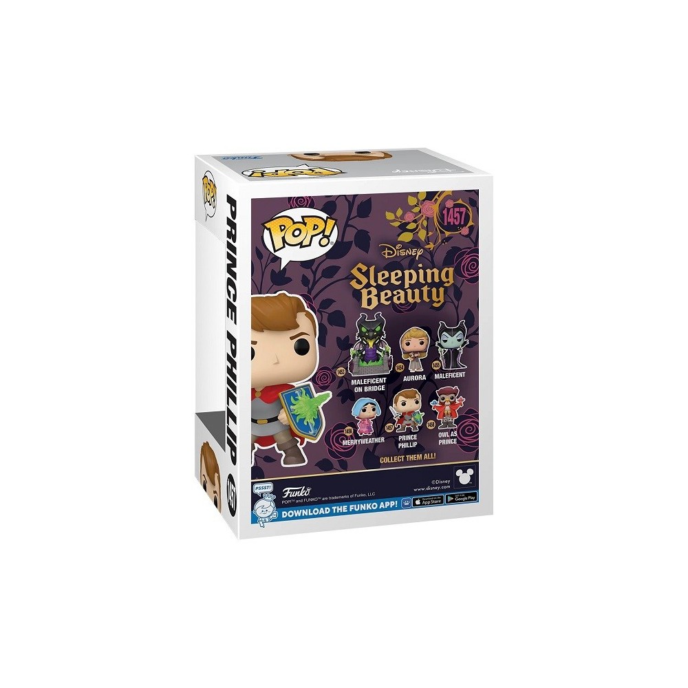 FUNKO POP! LA BELLA ADDORMENTATA NEL BOSCO 65th PRINCE PHILIP BOBBLE HEAD KNOCKER FIGURE FUNKO