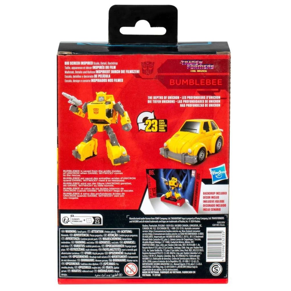 TRANSFORMERS THE MOVIE STUDIO SERIES BUMBLEBEE ACTION FIGURE HASBRO