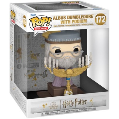FUNKO POP! HARRY POTTER ALBUS SILENTE SUL PODIO DELUXE FIGURE FUNKO