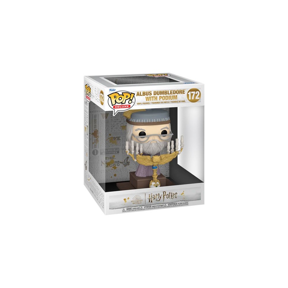 FUNKO FUNKO POP! HARRY POTTER ALBUS DUMBLEDORE WITH PODIUM FIGURE
