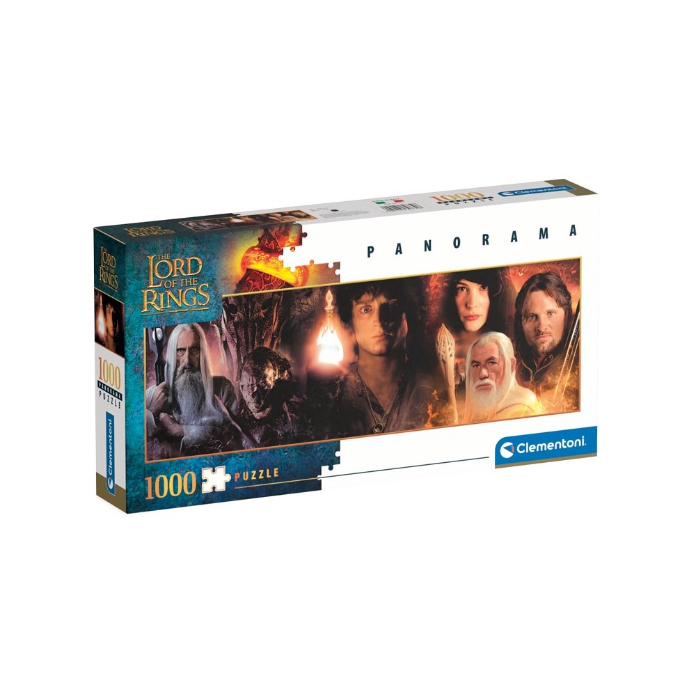 THE LORD OF THE RINGS PANORAMA 1000 PEZZI PUZZLE CLEMENTONI
