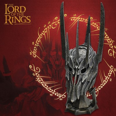 UNITED CUTERLY BRANDS THE LORD OF THE RINGS HELM OF SAURON 1/2 REPLICA 40CM