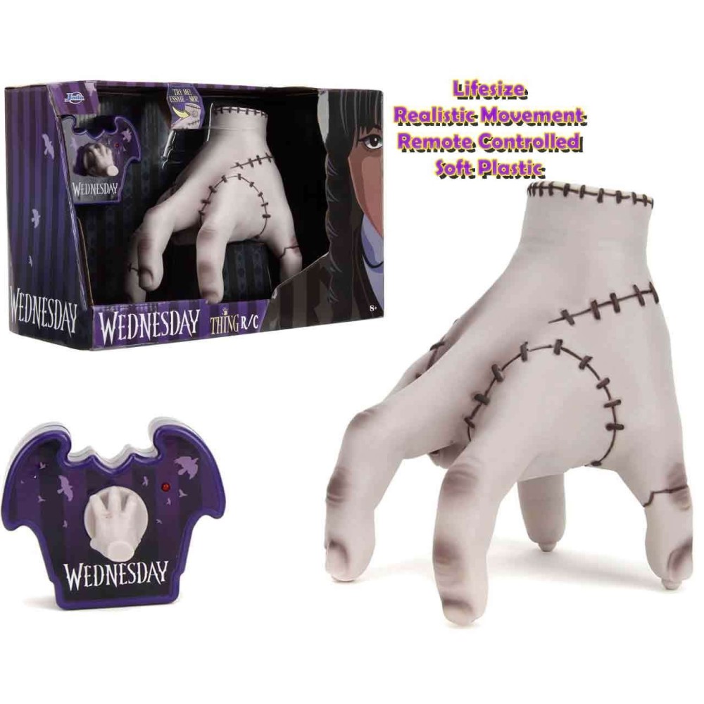 WEDNESDAY NETFLIX THING (MANO) REMOTE CONTROL REPLICA JADA TOYS