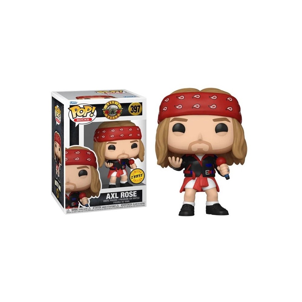 FUNKO FUNKO POP! GUNS N ROSES - AXL ROSE CHASE BOBBLE HEAD KNOCKER FIGURE