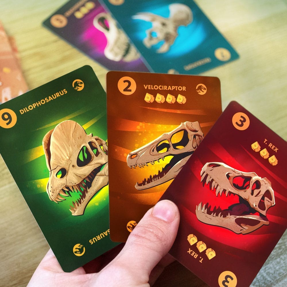 JURASSIC PARK DIGGER THE CARD GAME GIOCO DI CARTE DOCTOR COLLECTOR