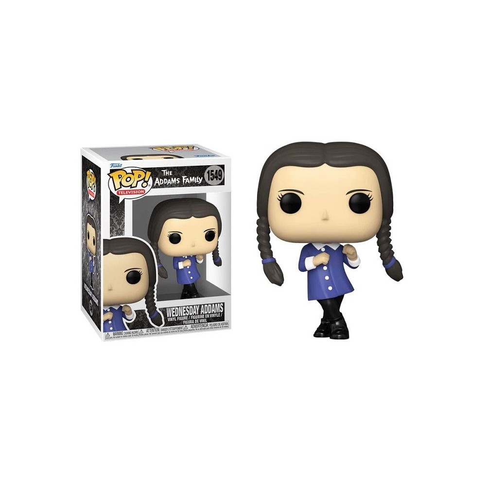 FUNKO POP! LA FAMIGLIA ADDAMS WEDNESDAY ADDAMS BOBBLE HEAD FIGURE FUNKO