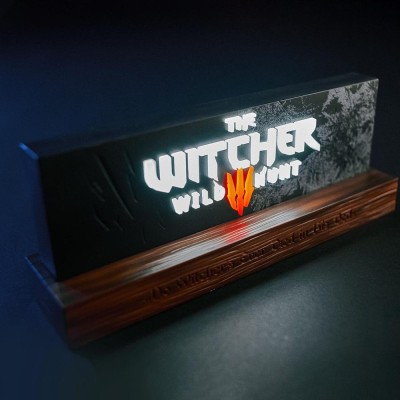 NEAMEDIA ICONS THE WITCHER WILD HUNT LOGO LED LIGHT