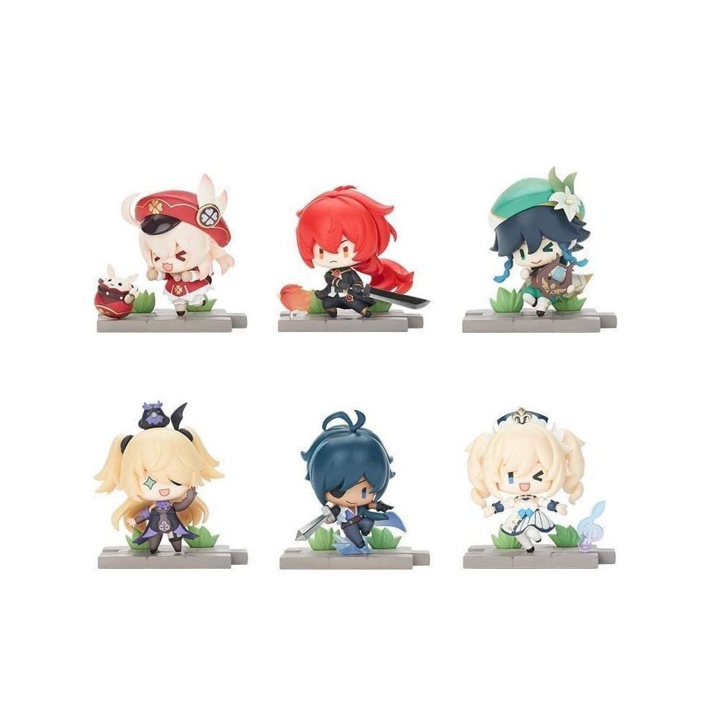GENSHIN IMPACT BATTLE SCENE SERIES MONDSTADT EDITION 6-PACK MINI FIGURES MIHOYO