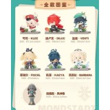 GENSHIN IMPACT BATTLE SCENE SERIES MONDSTADT EDITION 6-PACK MINI FIGURES MIHOYO