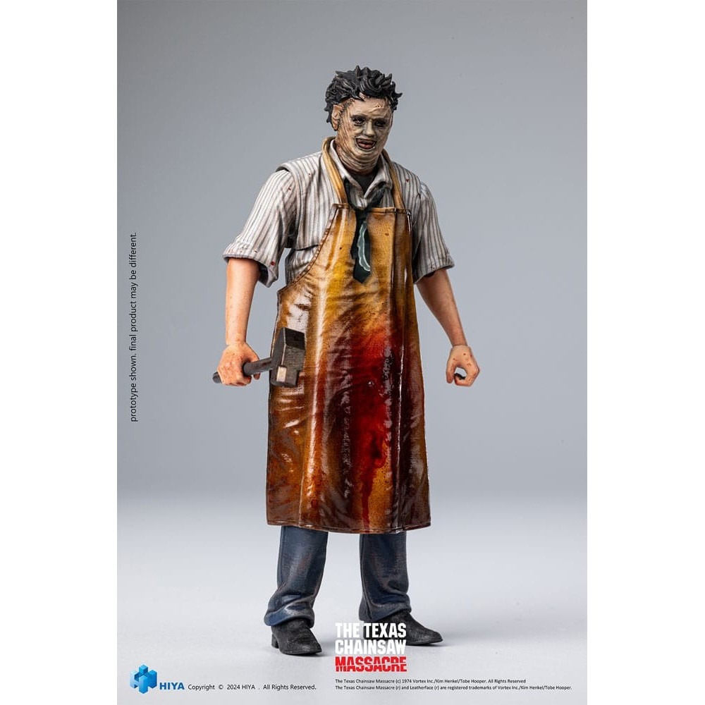 HIYA TOYS TEXAS CHAINSAW MASSACRE EXQUISITE MINI LEATHERFACE ACTION FIGURE