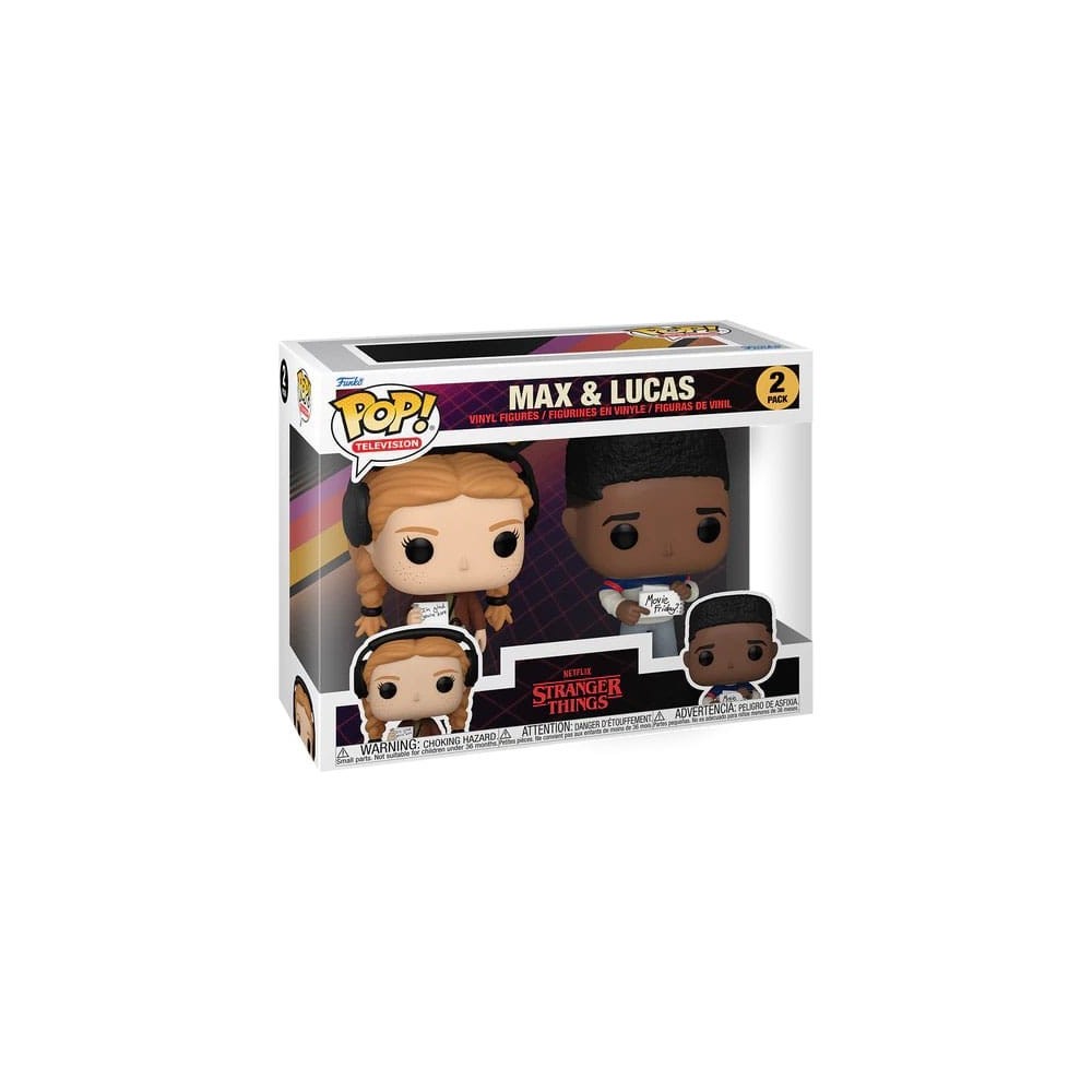 FUNKO POP! STRANGER THINGS MAX & LUCAS BOBBLE HEAD FIGURE FUNKO