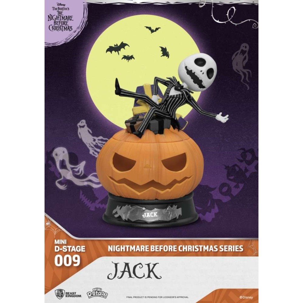 THE NIGHTMARE BEFORE CHRISTMAS MINI EGG ATTACK SET 6X MINI FIGURE BEAST KINGDOM