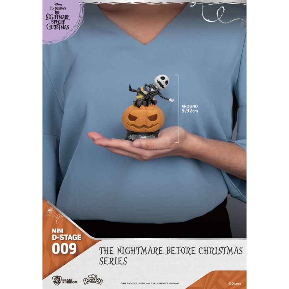 THE NIGHTMARE BEFORE CHRISTMAS MINI EGG ATTACK SET 6X MINI FIGURE BEAST KINGDOM